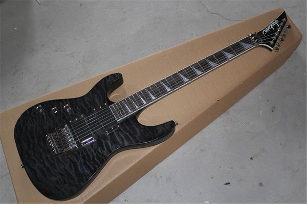 2022 Chitarra elettrica balck burst di alta qualità personalizzata per mancini