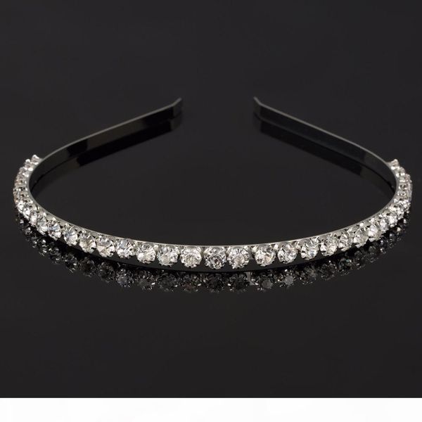 

yfjewe мода элегантный кристалл сплав свадебные аксессуары для волос rhinestone hairbands ювелирных изделий волос женщины невесты партии h04, Silver