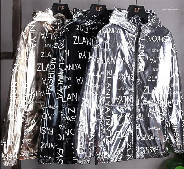 

mens plus size outerwear designer mens jacket fashion printed hooded loose coat luxury, Black;brown