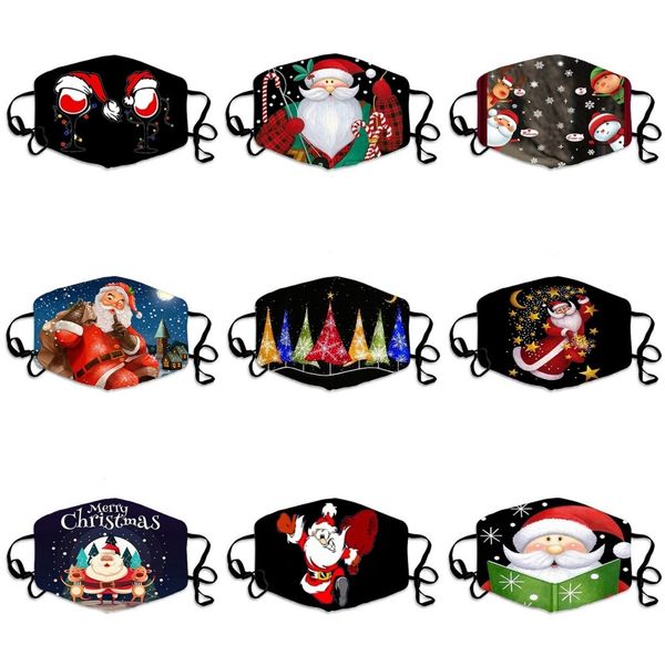 

women dust mask anti smog mask printed clh mask can be washed and reused#903, Black