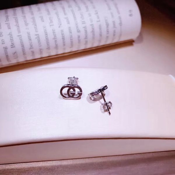 

authentic 925 sterling silver earring hollow words stud earrings for women compatible jewelry ps6794 authentic 925 sterling silver earring h, Golden