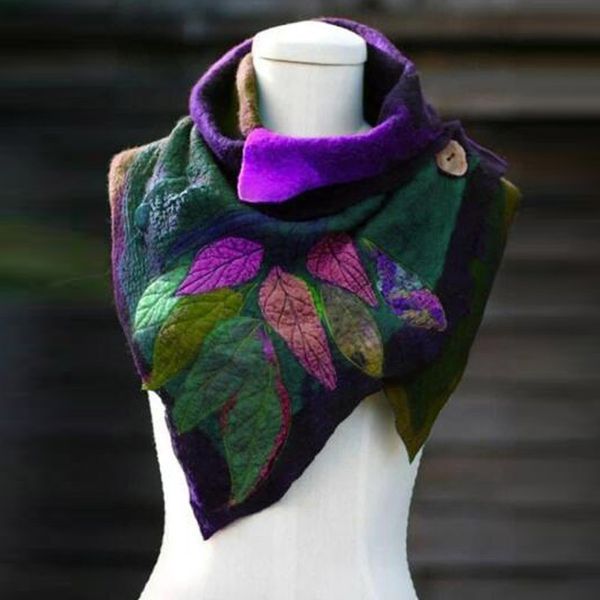 

scarves ladies scarf women vintage floral elegant warm shawls fashion scarve printing button soft wrap streetwear personality, Blue;gray