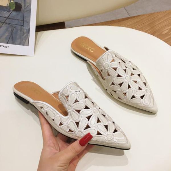 

2020 fashion flats for women casual shoes pointed toe summer shoes women flats slip-on female footwear a2460, Black