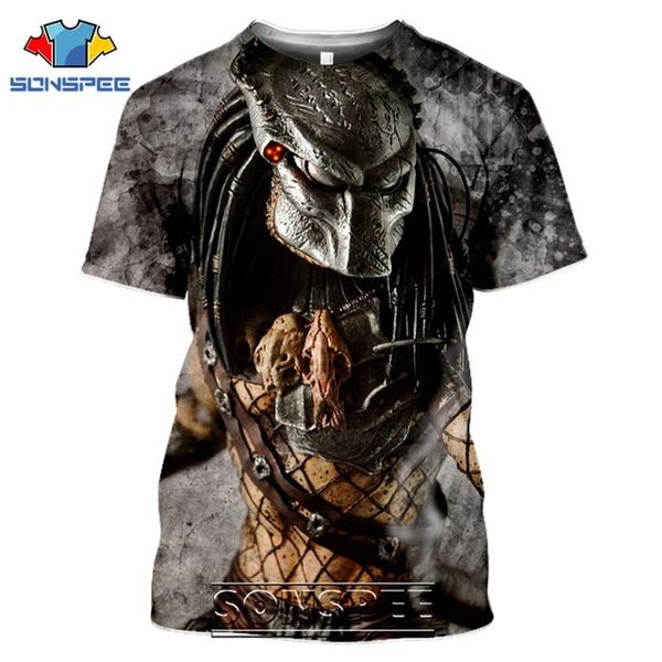 

predator aliens movie 3d print shirts anime aesthetic humor men clothing