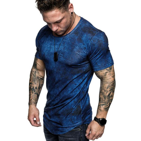 

men's t-shirts mens casual summer crew neck t-shirt vintage tos gym muscle tees shirts sports 2021 printed men fitness t shirt, White;black