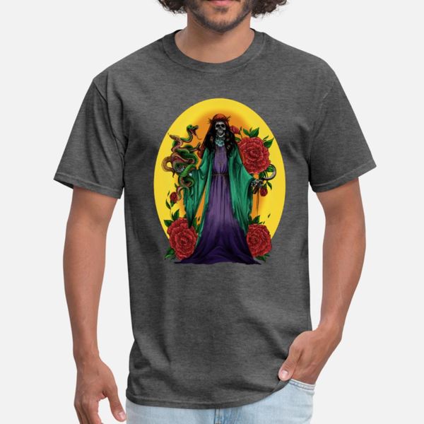 

santa muerte 3 occult t shirt men anti-wrinkle cotton s-xxxl family anti-wrinkle building spring autumn cool shirt