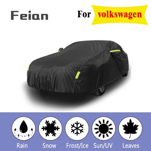 

full car covers outdoor waterproof sun acid rain snow protection uv car cover umbrella auto cover suv sedan hatchback for vw