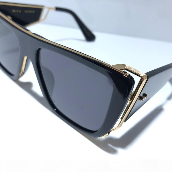 

K New Souliner One Sunglasses Men Designer Plank Metal Vintage Sunglasses Fashion Style Square Frame Uv 400 Lens With Original Case