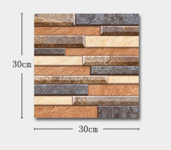 

30*30cm 3d stone wallpaper modern wallcovering pvc roll wallpaper brick wall background wallpaper grey for living room bathroom waterproof