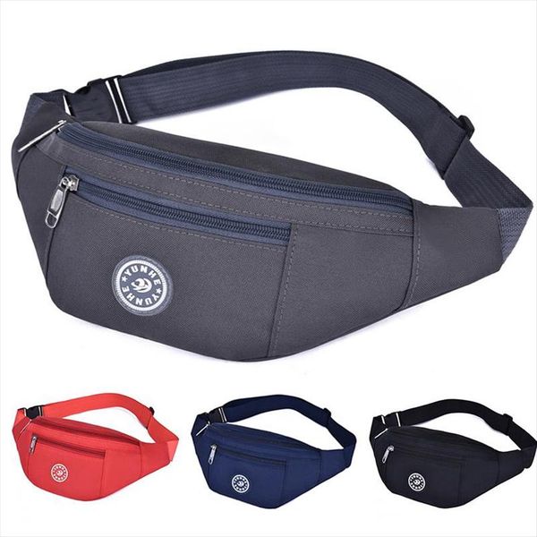 

chest bag nylon waist bag women belt bag men fanny pack fashion colorful bum travel purse phone pouch pocket hip