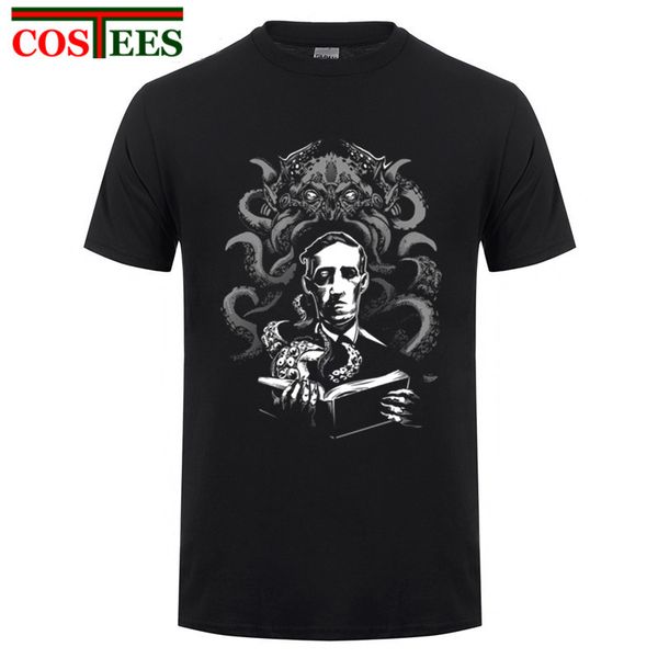 

2017 t shirt men short sleeve love cthulhu tshirt cotton summer cthulhu luau record t-shirts mens gift camisetas tees