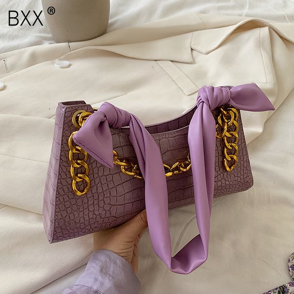 

bxx] pu leather crocodile pattern fashion crossbody bags for women 2020 summer ladies chain bag travel shoulder handbags hn068