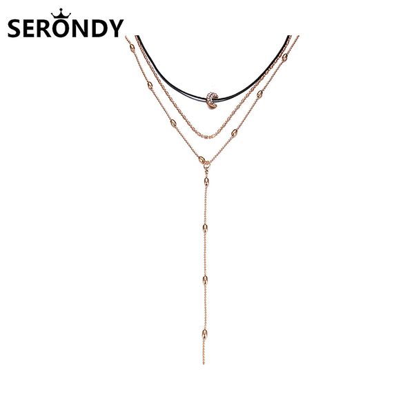 

chokers alloy moon black rope multilayer boho pendant choker necklace for women 2021 trend neck chains jewelry aesthetic xl10376, Golden;silver