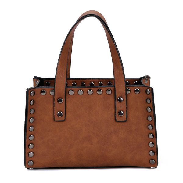 

женщины моды заклепки сумка новый hanblg высокого качества седло мешок плеча