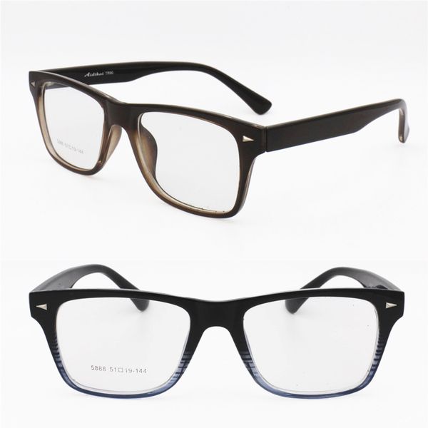 

retail sales tr90 square shape full rim lightweight imitation economic optical frames for adult, Black