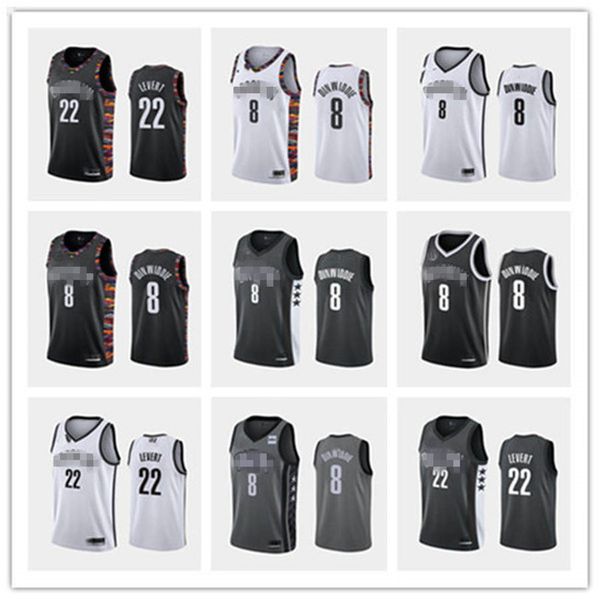 

irving 11 kyrie 7 durant 72 biggie brooklyn 2019/2020 swingman nets basketball jersey iconedition, Black