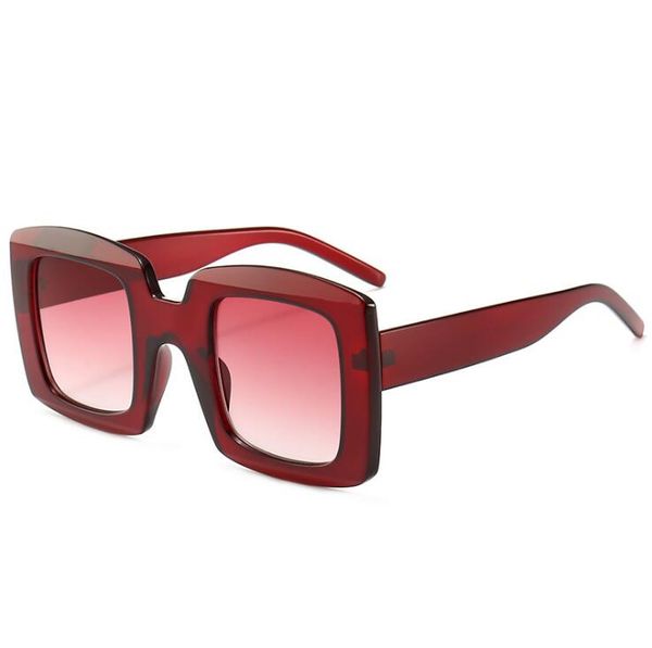 

new square sunglasses women fashion wild sunglasses, White;black