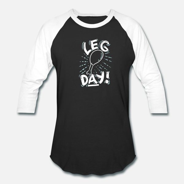 

leg day t shirt men designs cotton round collar clothing interesting new style spring autumn family shirt