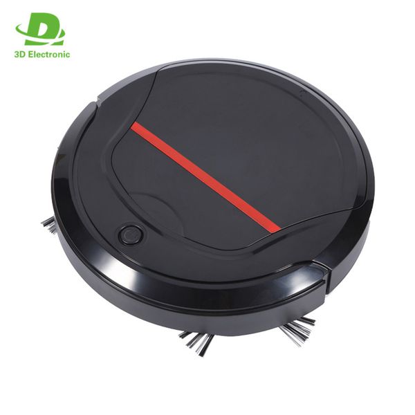 

1000pa smart mute robot vacuum cleaner mopping sweeping suction cordless auto dust sweeper machine anti-drop for home cleaning