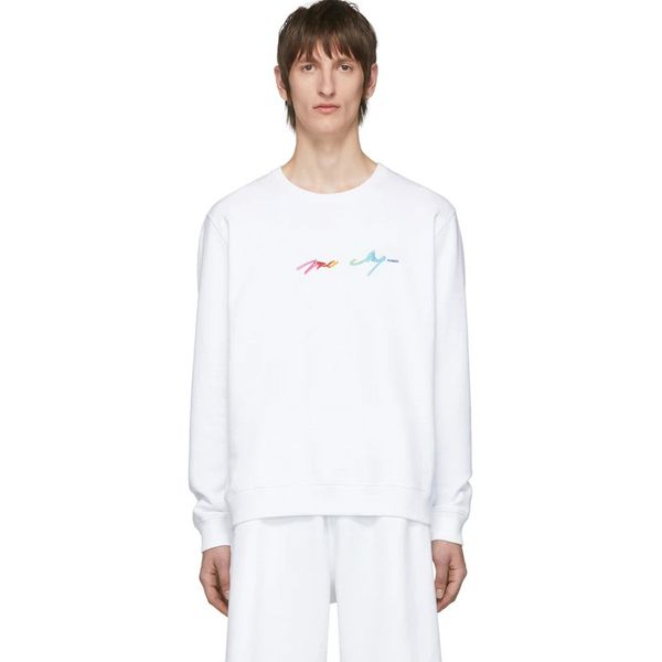 

gxxxxchy 20fw men women hoodies 2020 new couple long sleeve solid color hoodies mens fashion letter printed hiphop sale, Black