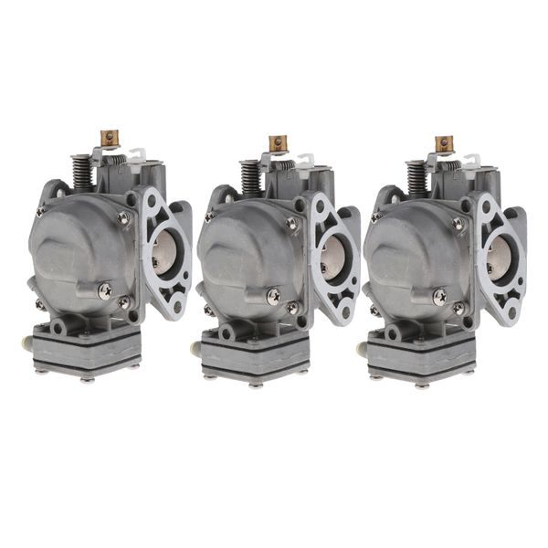 

3x carburetor carb assy for mercury mariner quicksilver outboard 5hp 4hp