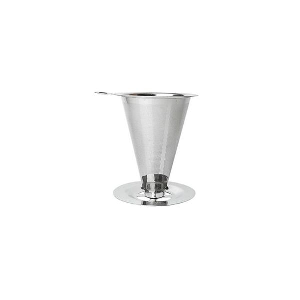 

pour over coffee dripper stainless steel reusable drip cone coffee filter j0pe