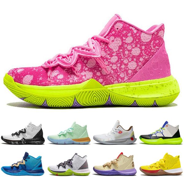 

kyrie irving spongebob kybrid s2 5 jumpman men basketball shoes outdoor friends usa mens trainers sports sneakers size 7-12