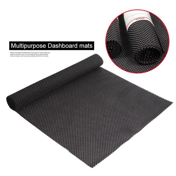 

1pcs car dashboard anti-slip sticky mat for phone cards black pvc foam non-slip pad accessories 150*50cm