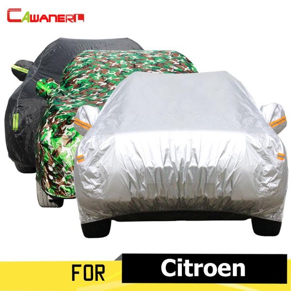 

cawanerl outdoor car cover auto sun snow rain anti uv protection dust proof cover for c-crosser ds3 ds4 ds5 xantia