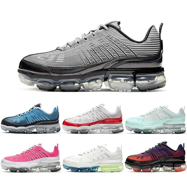 

with socks 360 360s 2020 running shoes hyper pink university red gradient upper mens trainers runner athletics sport sneakers 36-45