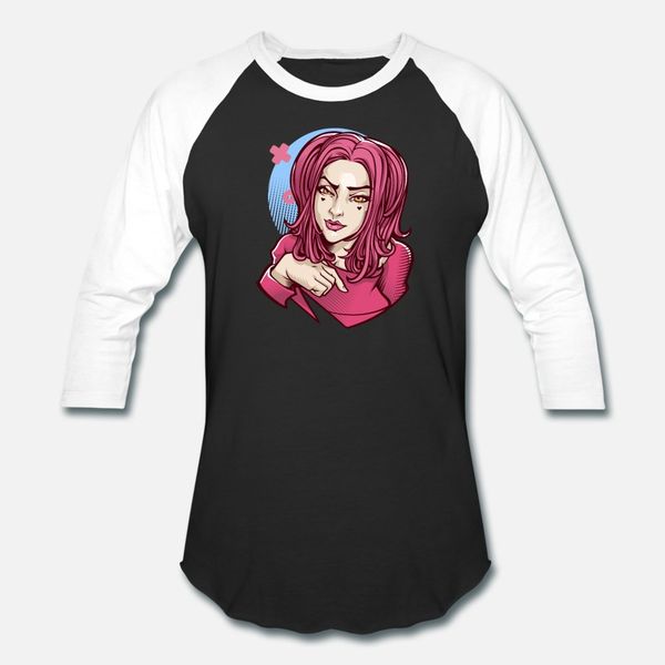 

naughty pink e girl cartoon face look t shirt men personalized short sleeve crew neck standard gift new fashion spring slim shirt