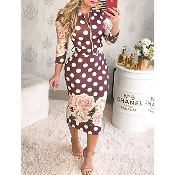 

women v-neck tight bodycon maxi dress wave point evening party dress zipper sheath bandage belt dresses, Black;gray