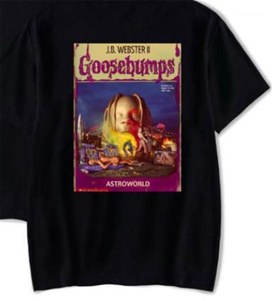 

loose casual new designer short sleeve cool tees summer 3d tshirts man astroworld letter t-shirt fashion travis scott round neck, White;black