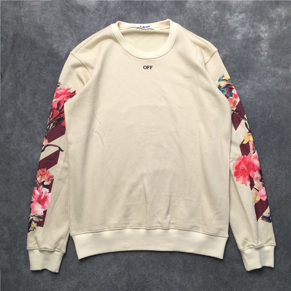 

new mens off designer white hoodie sweatshirt men women sweater hoodie long sleeve pullover hoodies streetwear fashion sweatershirt jacket, Black