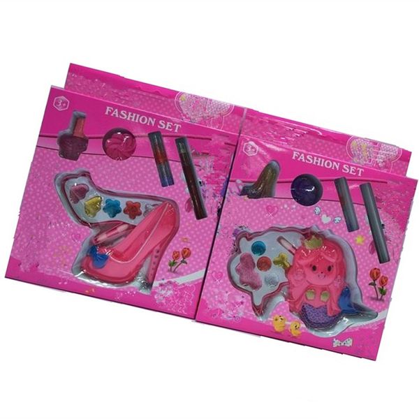 

2 boxes per package kids glitter eyeshadow assorted factory direct sale oem acceptable halloween gift box cosmetics wholesale for girls 5