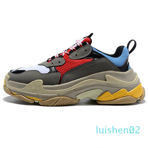 

fashion designer paris triple-s 2018 triple s sneaker desi luxury dad shoes for men's women beige black casual triple s shoes 36-45 l22