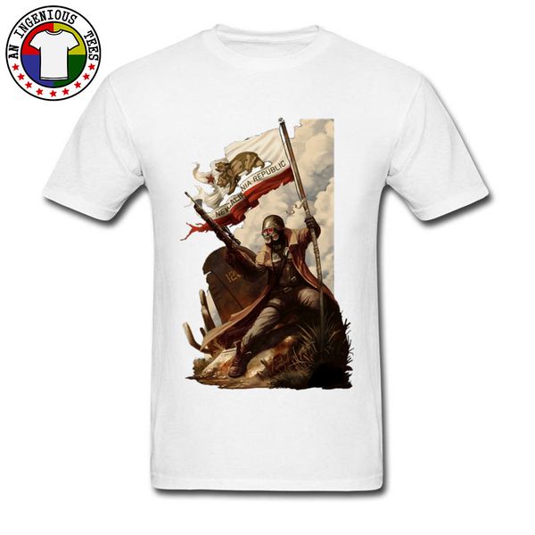 

ncr ranger fallout 4 t shirt rpg game cait codsworth paladin danse battle tshirts video game funny white t shirts clothes men