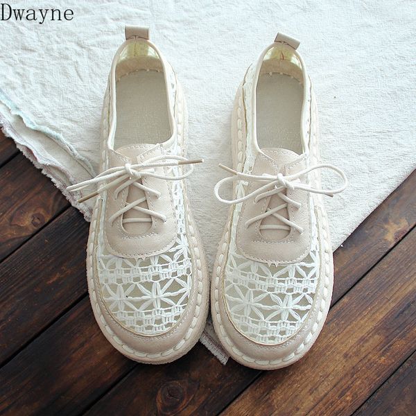 

small white shoes literary retro mori girl shallow mouth summer mesh lace single shoes super soft bottom comfortable flat, Black