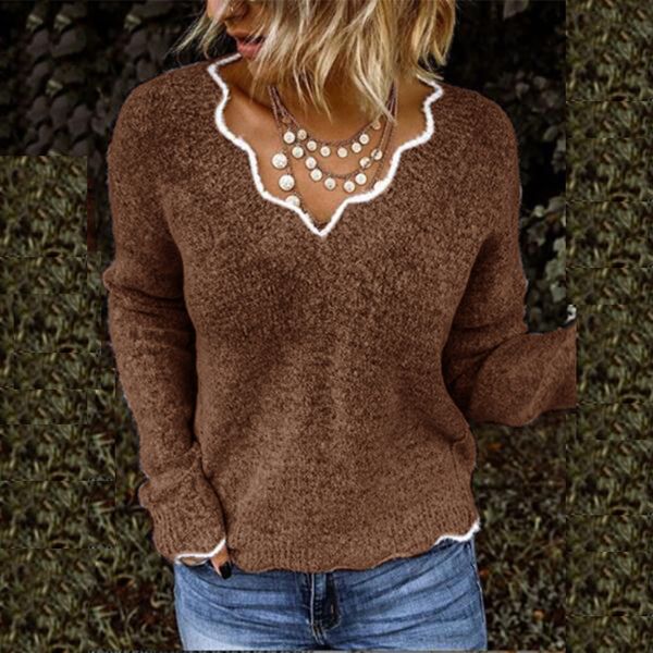

fashion plus size black v-neck sweaters women 2020 fall winter clothes knitted pullovers long sleeve oversized jumpers female, White;black