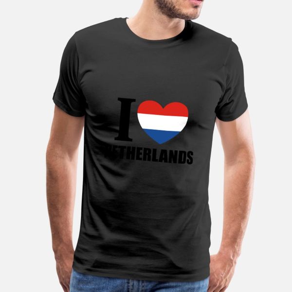 

i love netherlands dutch amsterdam heart holland t shirt men create cotton o neck gents graphic funny casual spring outfit shirt
