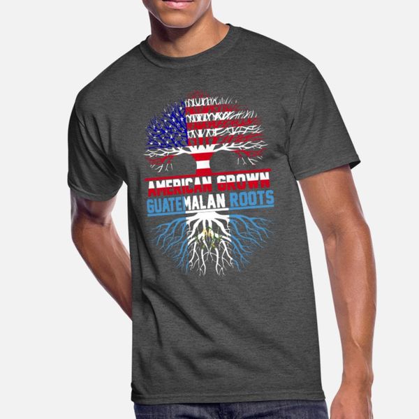 

guatemalan roots american grown but guatemalan t shirt men graphic cotton s-xxxl formal graphic funny casual summer style cool