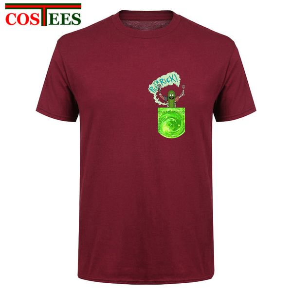 

galaxy pocket pattern pickle rick t-shirt homme ricka and morty tshirt hipster shirt rick y morty t shirts his and her tees