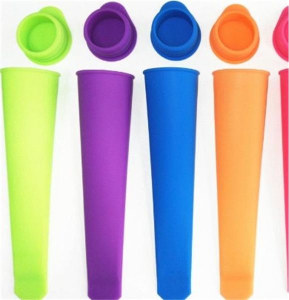 Silicone Ice Cream Sleeve Hold Popsicle Mold Multicolor DIY Popsicles Cover Holders Utensili da cucina Estate Bambini Utensili da cucina 1 5om E2