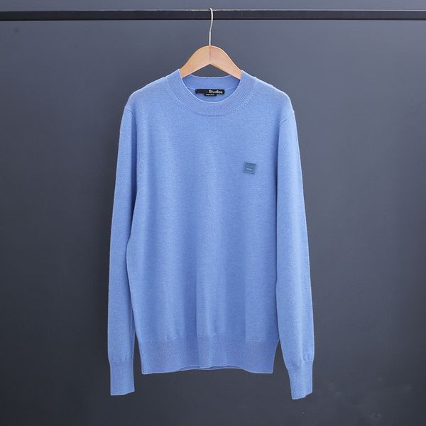 

2020 spring and autumn new men's solid color twist sweater knitted cotton sweater pullover men's sweater, White;black