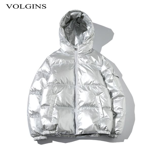 

streetwear men jacket coats thicken warm winter jackets male parka hooded outwear cotton-padded jacket korean style fashion man clothes 5xl, Black