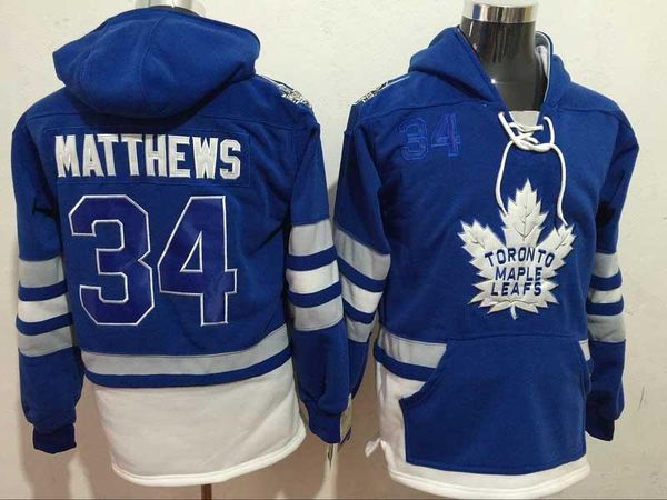 

men custom16 mitch marner toronto maple leafs women kids 29 william nylander 34 austonmatthews hoodies jerseys sweatshirts any name number, Blue;black