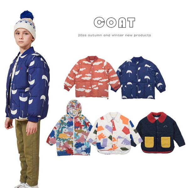 

kids clothes winter clothing boys coat jackets winter clothing kids jackets for girls coat baby jacket fur collar bobo, Blue;gray