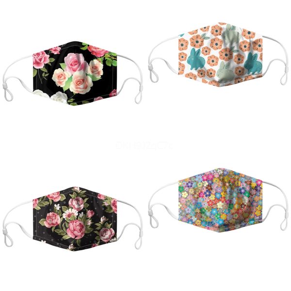 

washable breathable face masks letter printed mask trendy printsunproof anti-dust mouth-muffle cycling sports masks#117, Black