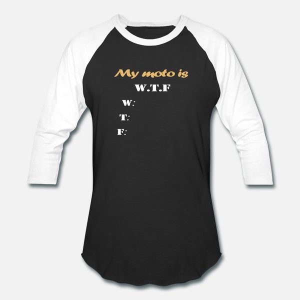 

my slogan is w t f t shirt men character 100% cotton euro size s-3xl pictures fitness breathable summer kawaii shirt