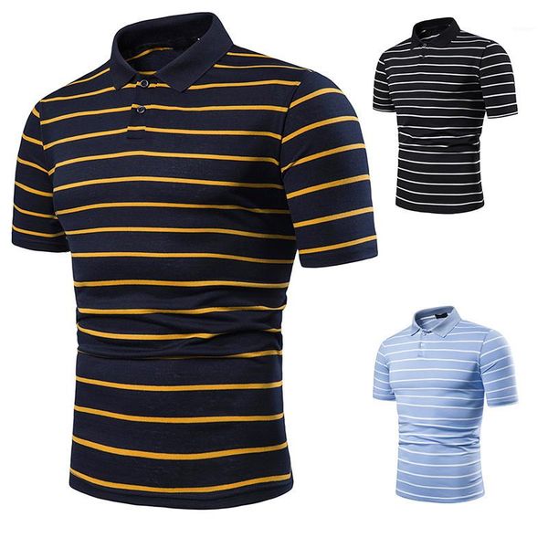 

polo fashion stripe printed отворот шея с коротким рукавом тонкого polo mens твердых простой стиля поло рубашка мужского luxury designer, White;black
